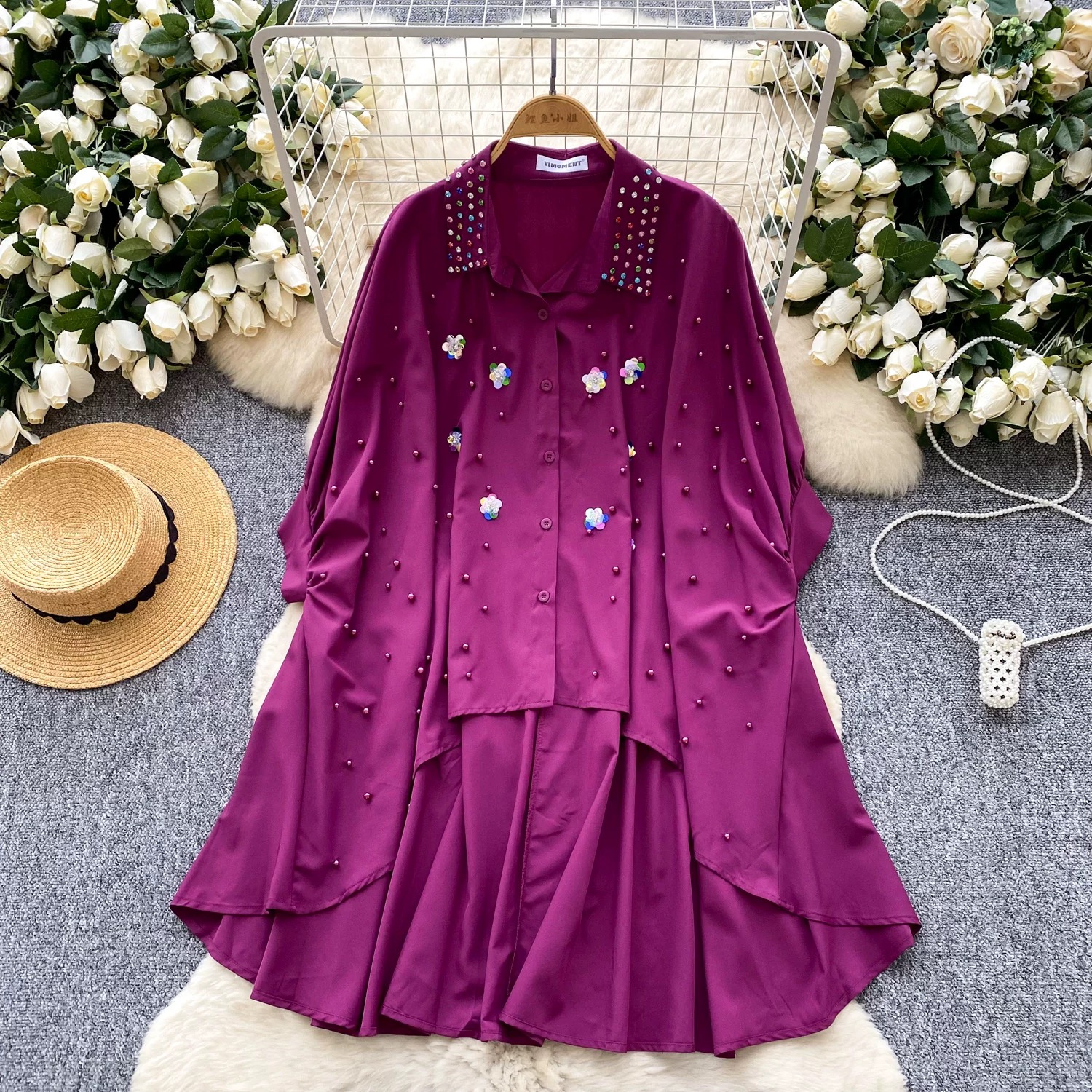 Cherie rose shirt dress SD110 images